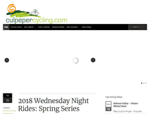 Tablet Screenshot of culpepercycling.com